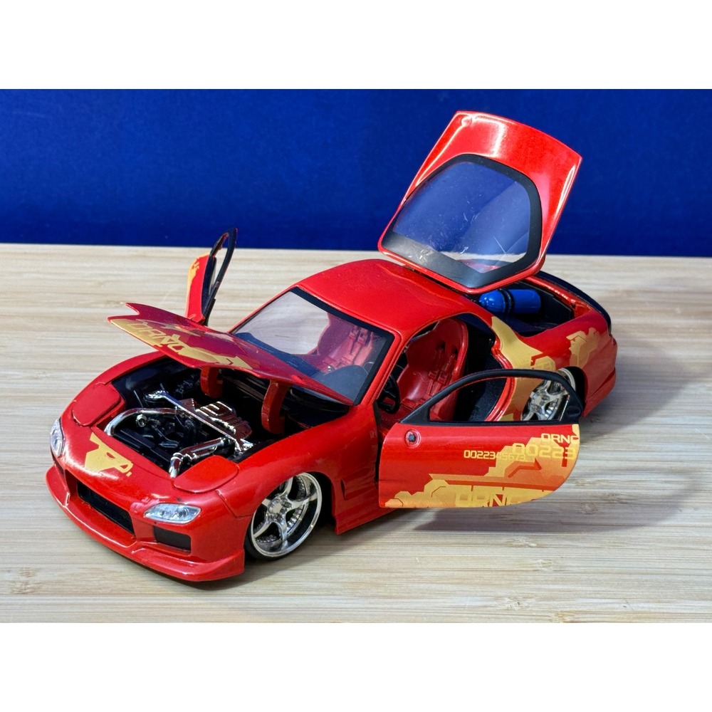 Fast & Furious Jada 1:24 Diecast Lot Honda S2000 Mitsubishi Eclipse Mazda RX-7 - Picture 5 of 7